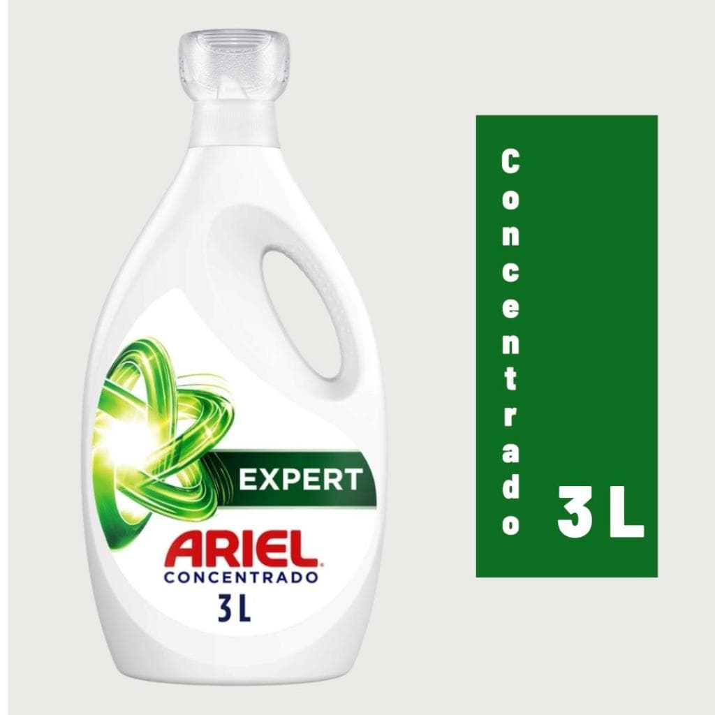 Sabão Líquido Ariel Expert 3l Concentrado Rende Até 7,5 Lts