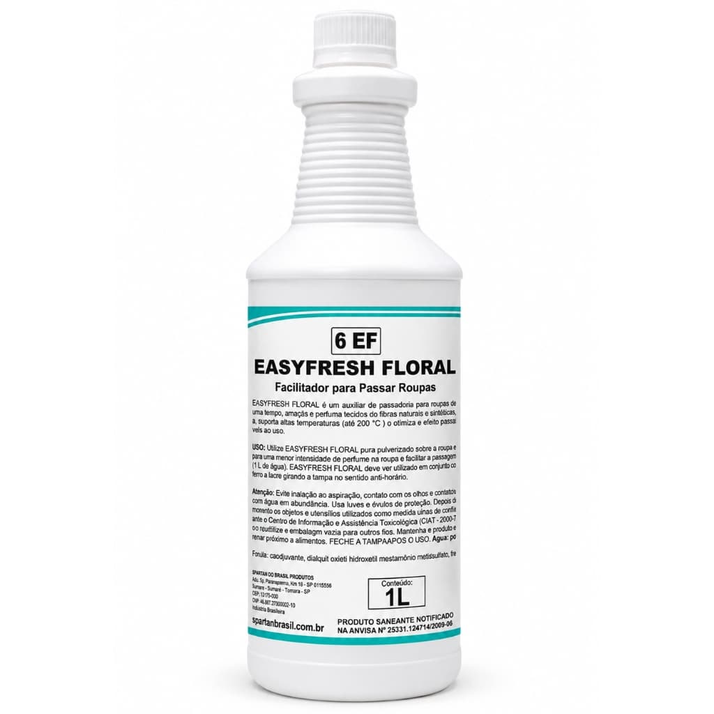 Finalizador Easyfresh Floral Facilitador De Passar Roupas Concentrado Alta Fixação Spartan Original 1L
