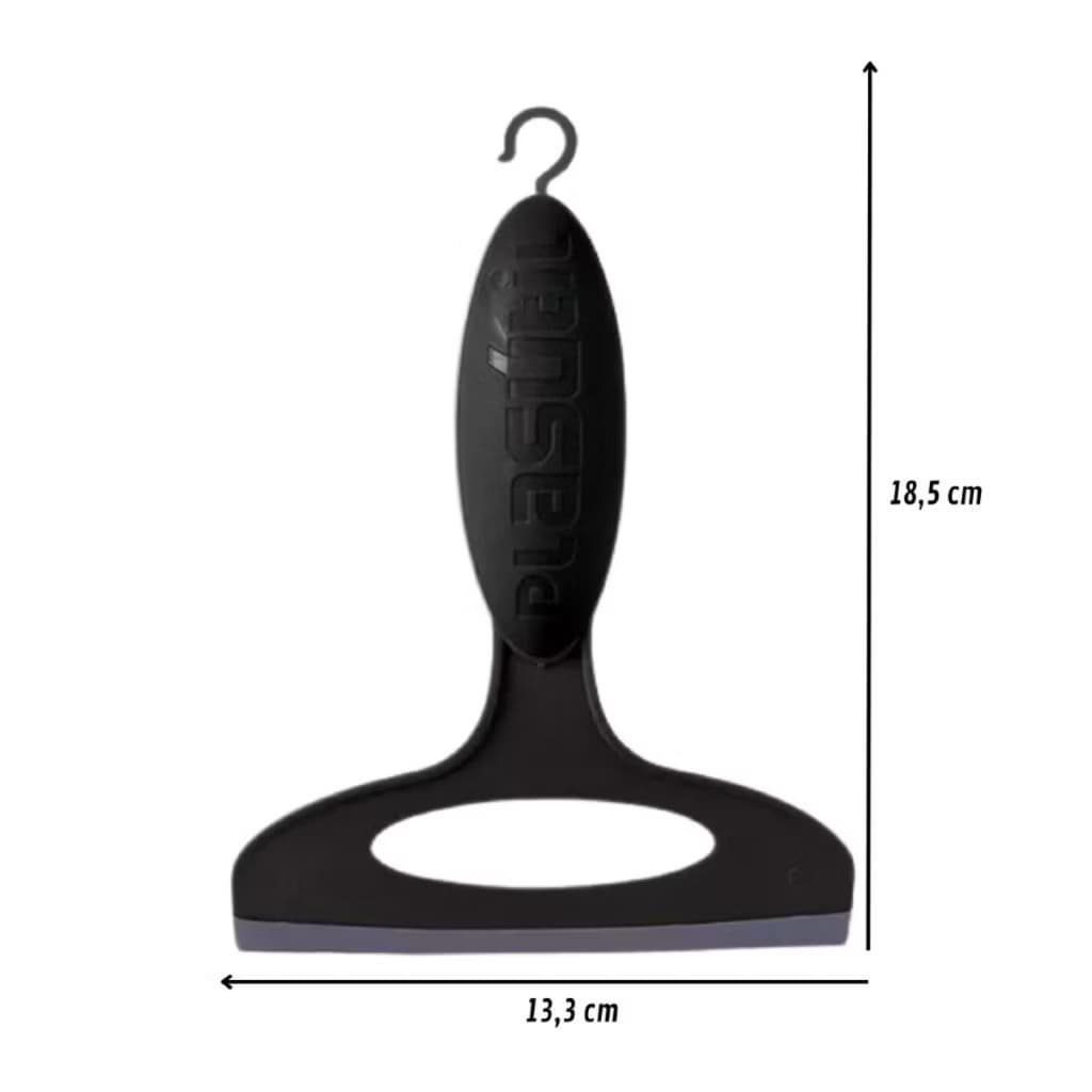 Rodinho De Secar Pia Cozinha Plasutil Rodo 16cm Black Preto