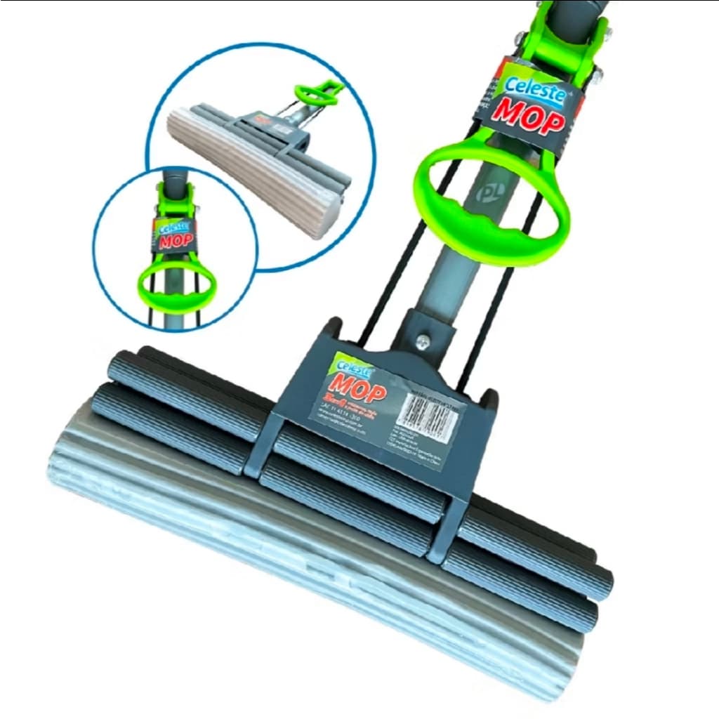 Mop Rodo Celeste Limpeza Geral Plus Lava E Seca
