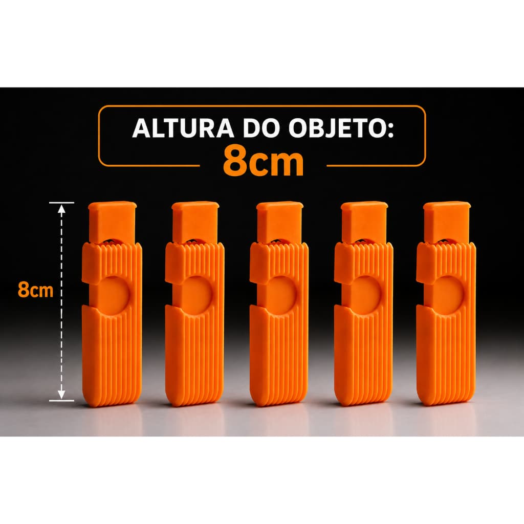 Kit/5 Prendedor De Embalagem E Sacos Multiuso Clip Vedador De Alimentos E Pão De Forma Resistente Kit Organizador De Coz