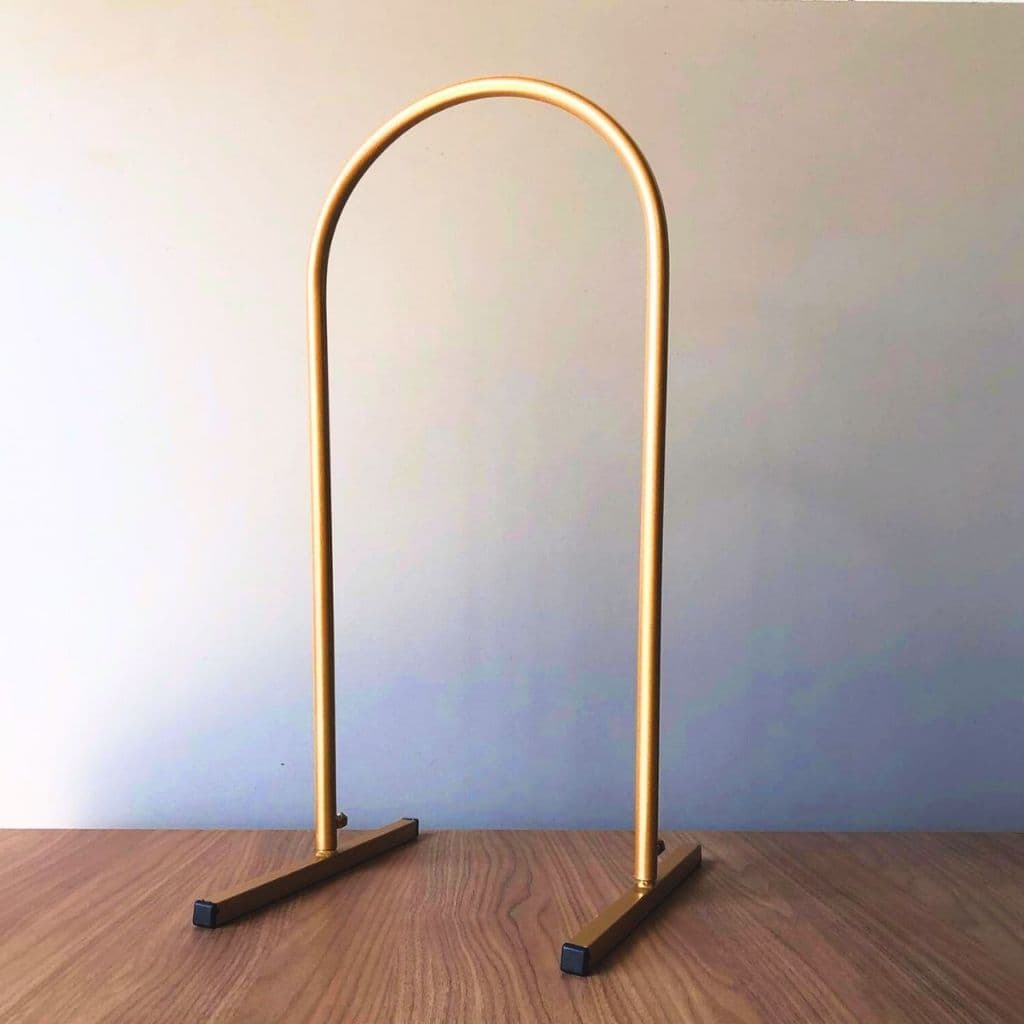 Arco Romano Pequeno de 60x30 de Mesa para Enfeitar Aniversário e Chá de Bebé
