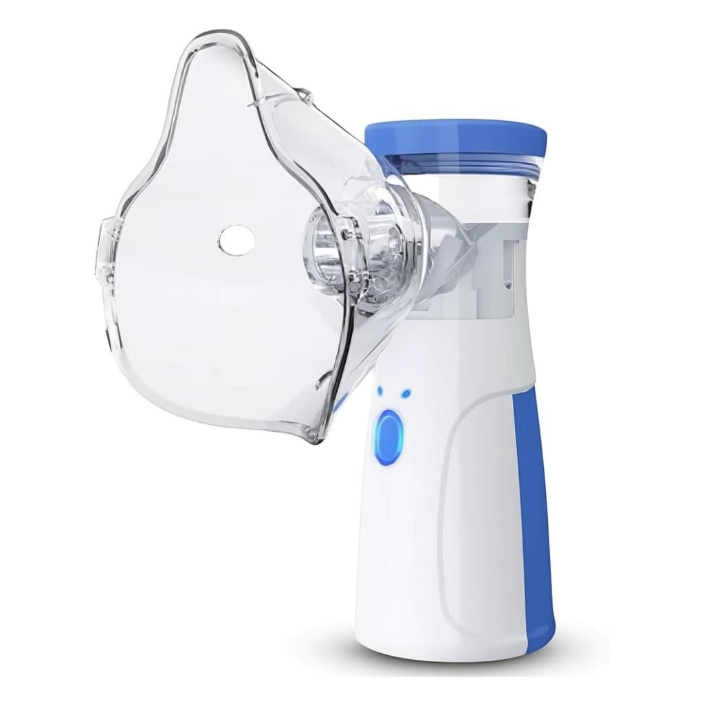 Inalador Nebulizador Portátil Mini Recarregável Cor Branco 110v/220v