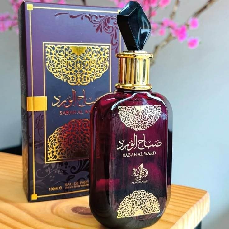 Perfume Árabe Original Sabah Al Ward Feminino Al Wataniah Eau de Parfum 100ml