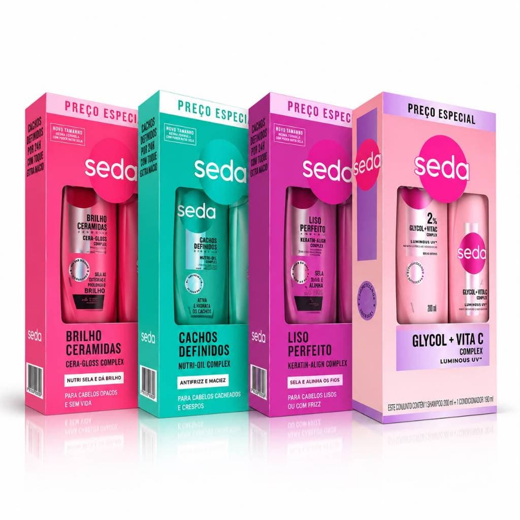 Kit Seda Shampoo 300ml + Condicionador 190ml