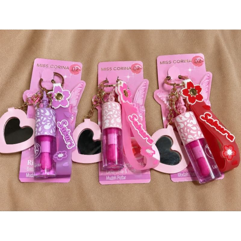 Chaveiro Lip Gloss Miss Corina