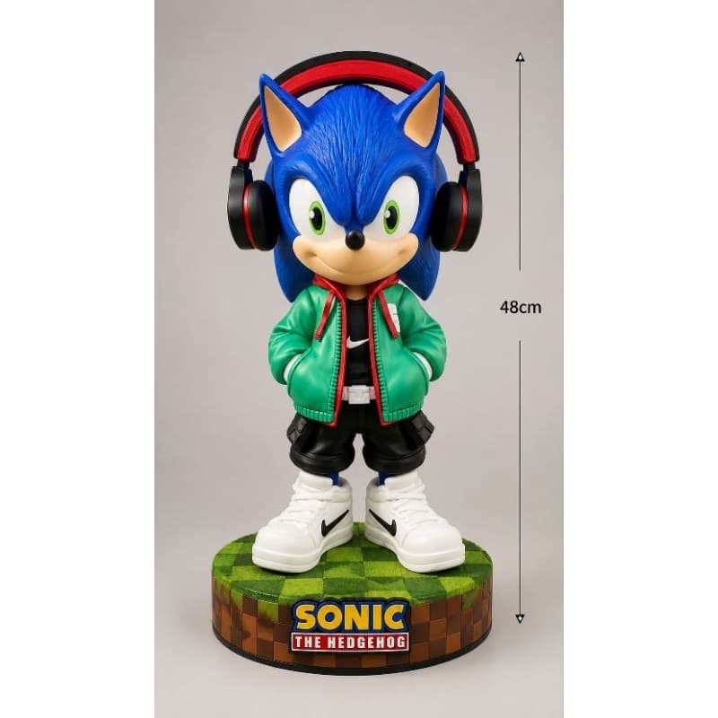 Boneco Sonic - 48cm - Impressão 3D