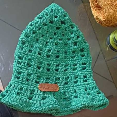 chapéu pescador, bucket hat, chapéu de crochê, chapéu feminino