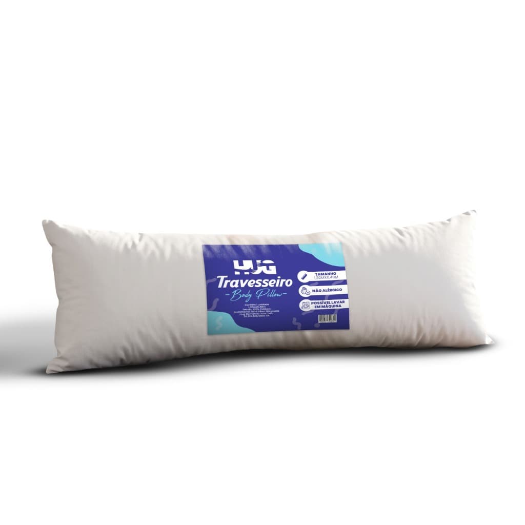Travesseiro Body Pillow Confortável Dormir E Amamentação