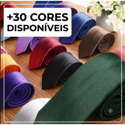 Gravata Slim Masculina Listra Premium Ideal para Casamento Formatura e Trabalho Social Elegante