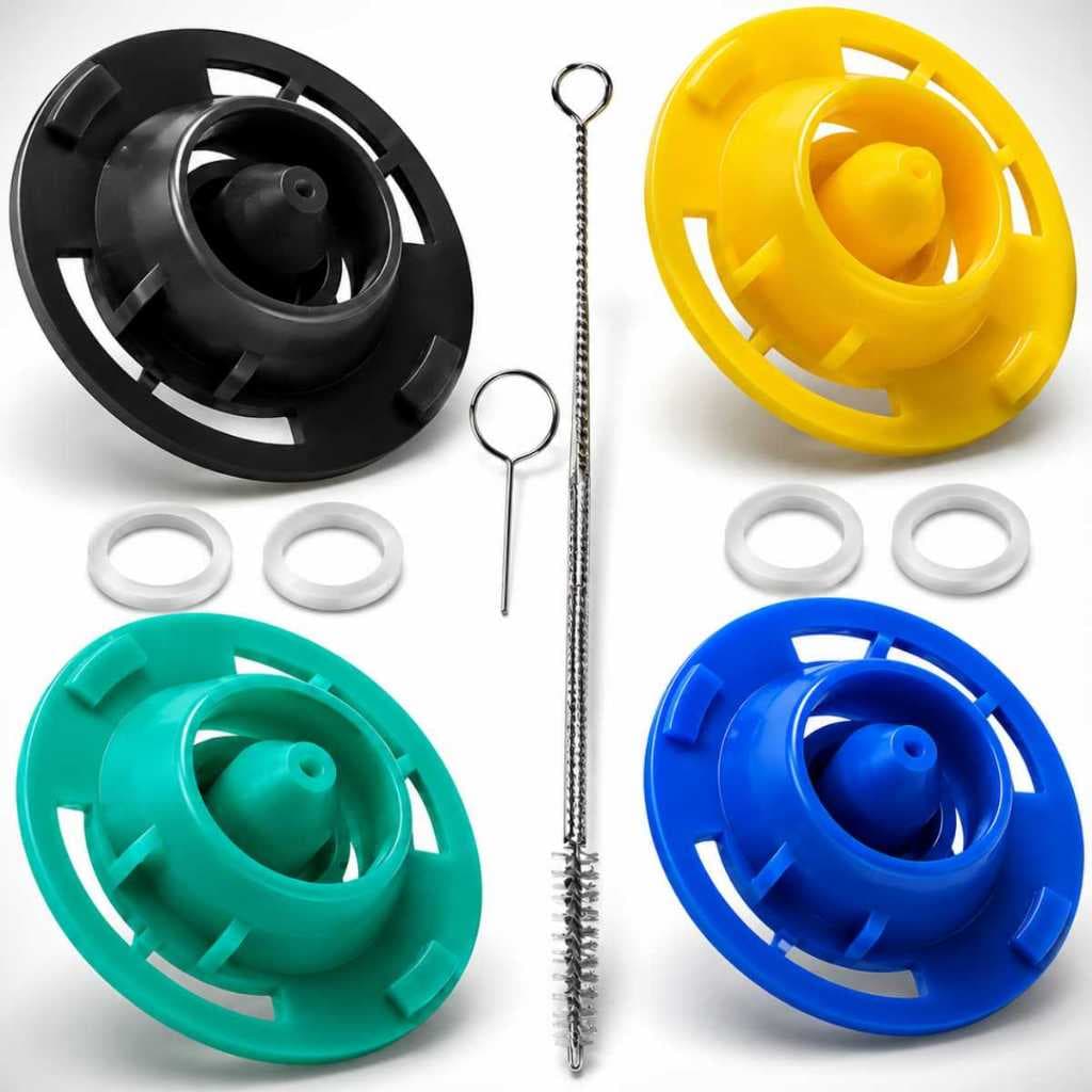 Kit 4 Bicos Para Pistola Pintura Pulverizadora de  Medida 3,5 cm