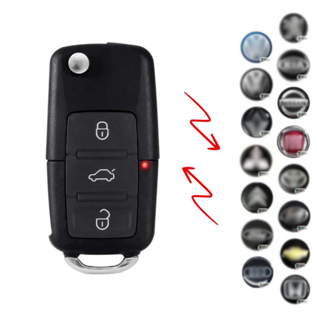Chave canivete para alarme Positron + Lâmina + Logo - serve para todos Positron