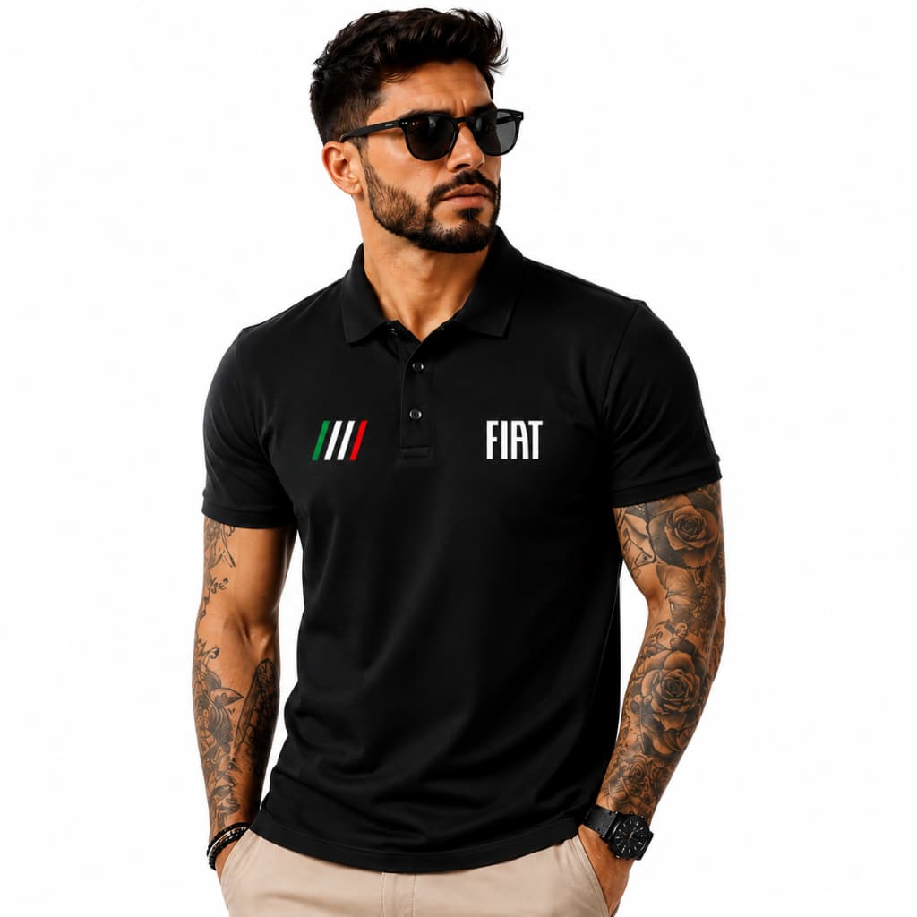 Camisa Polo Fiat Montadora Uniformes Masculino