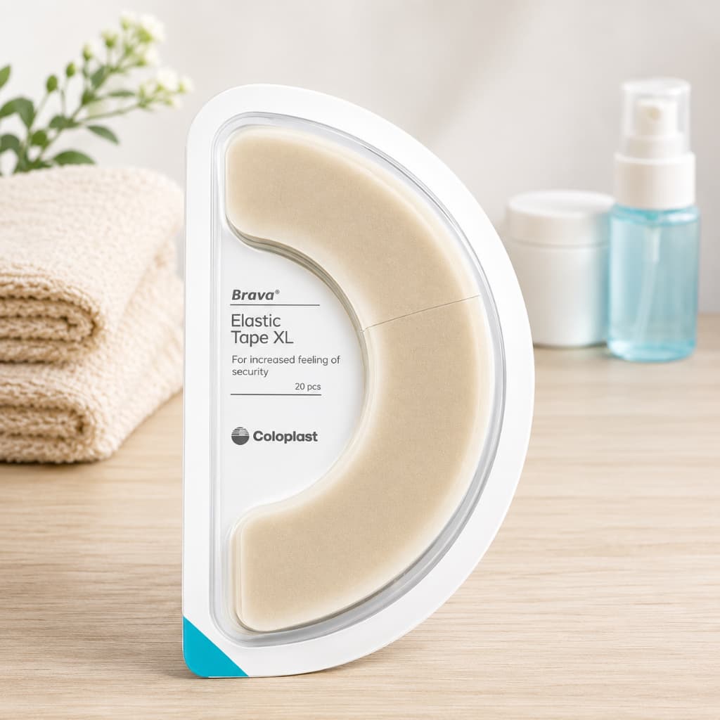 Fita Adesiva Elástica Brava Coloplast 40 Unidades 12070 Ostomia