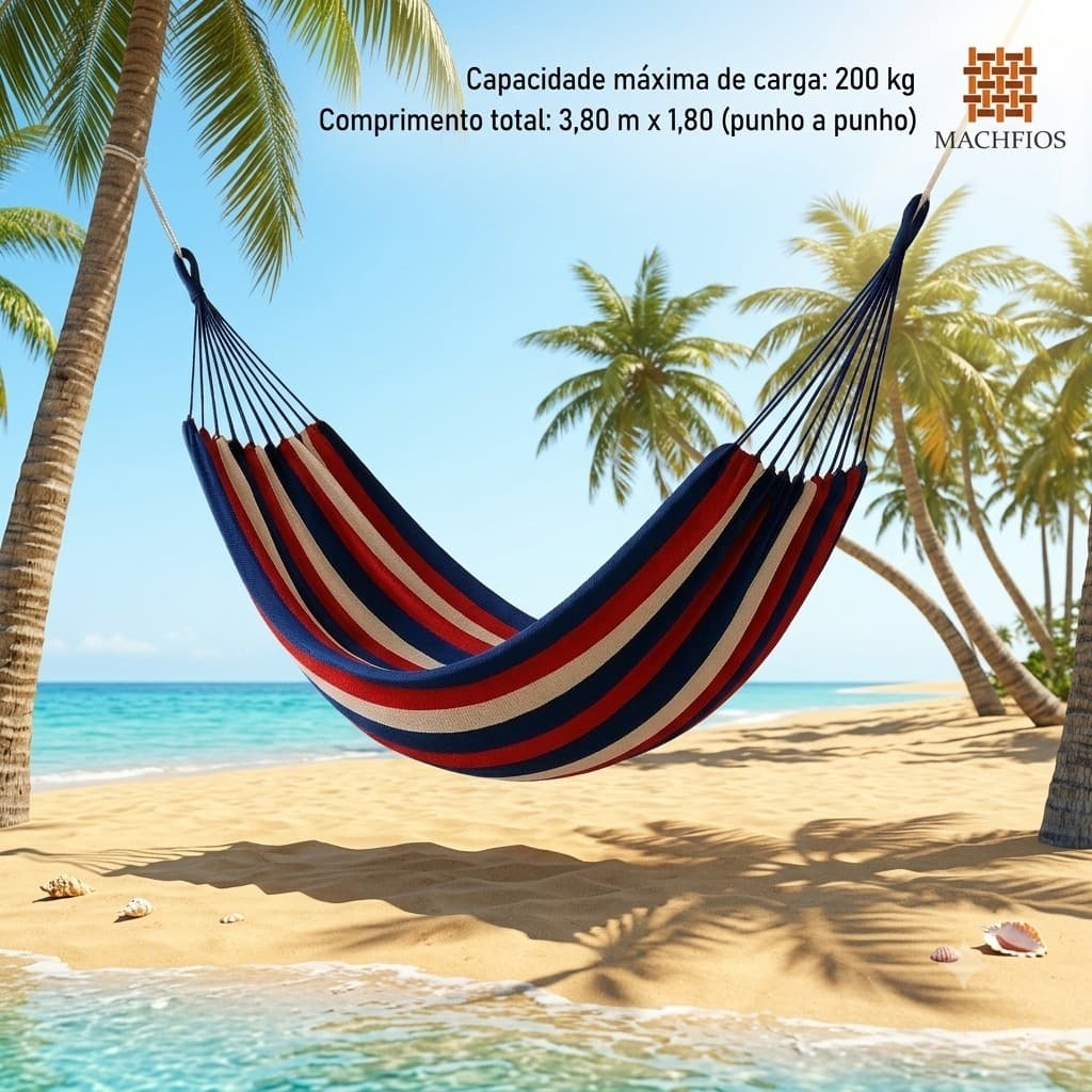 Rede de Descanso Nylon Amazonas Impermeável  100% Nylon
