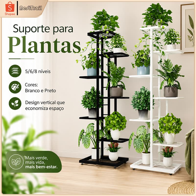 Plant Stand Display Shelf for Indoor and Outdoor Plant support vertical garden shelf, flower box, decorative