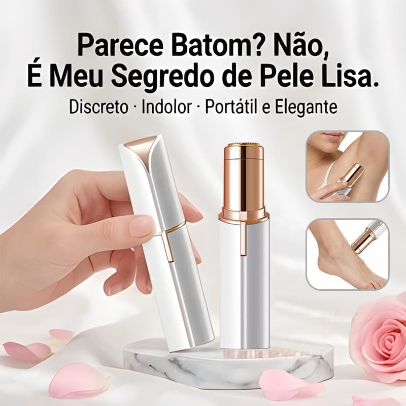 Depilador Elétrico Portátil Facial Touch 3 em 1