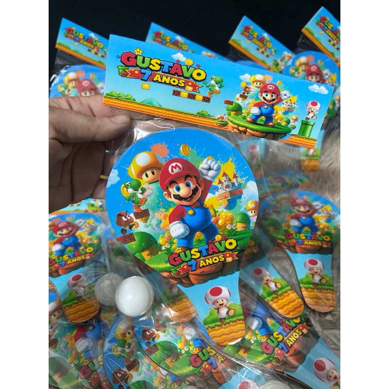 15 kits Raquetes 🏓 Ping Pong Personalizadas para Aniversário Todos os Temas