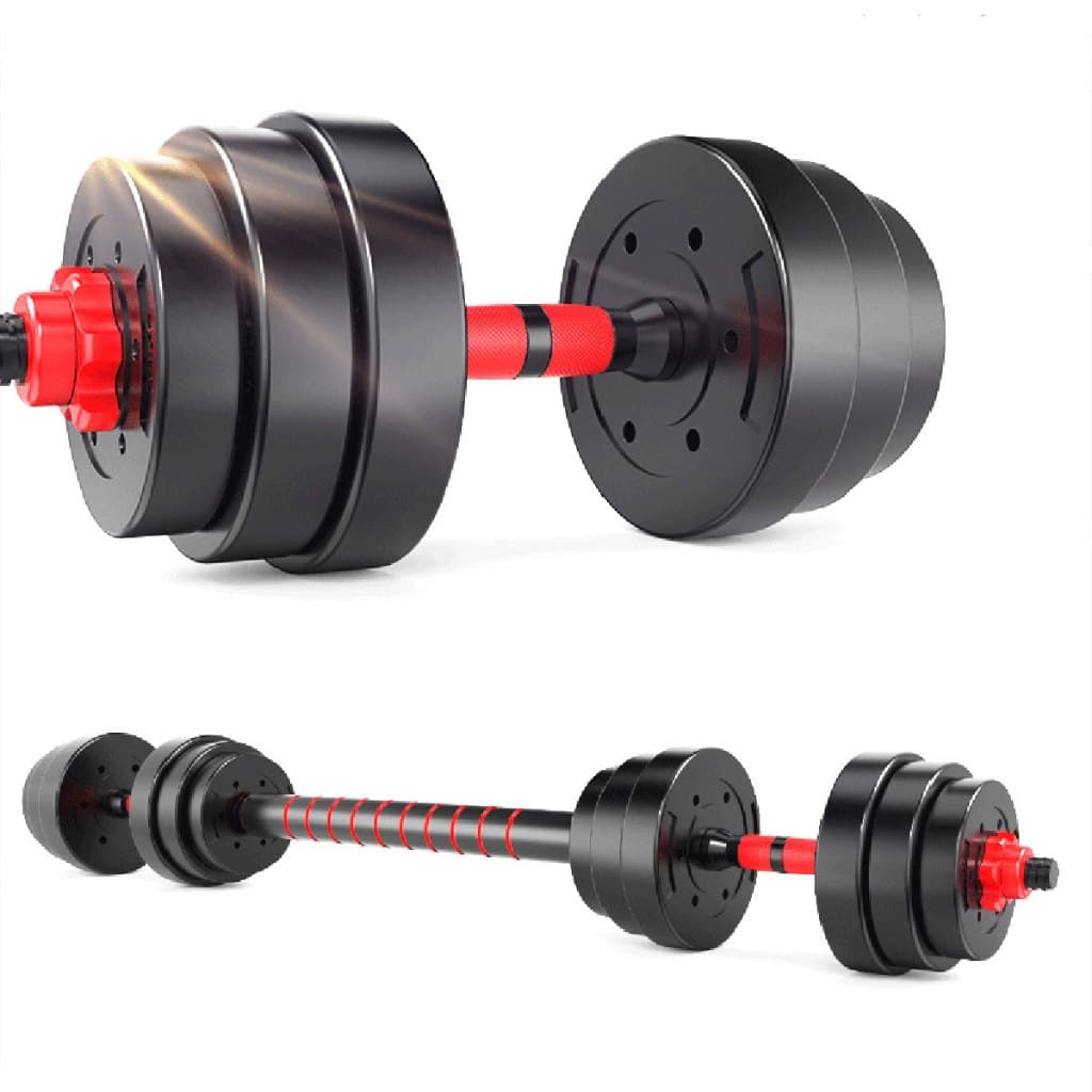 Kit Halteres Ajustável 30Kg Barra Extensora Academia Musculação
