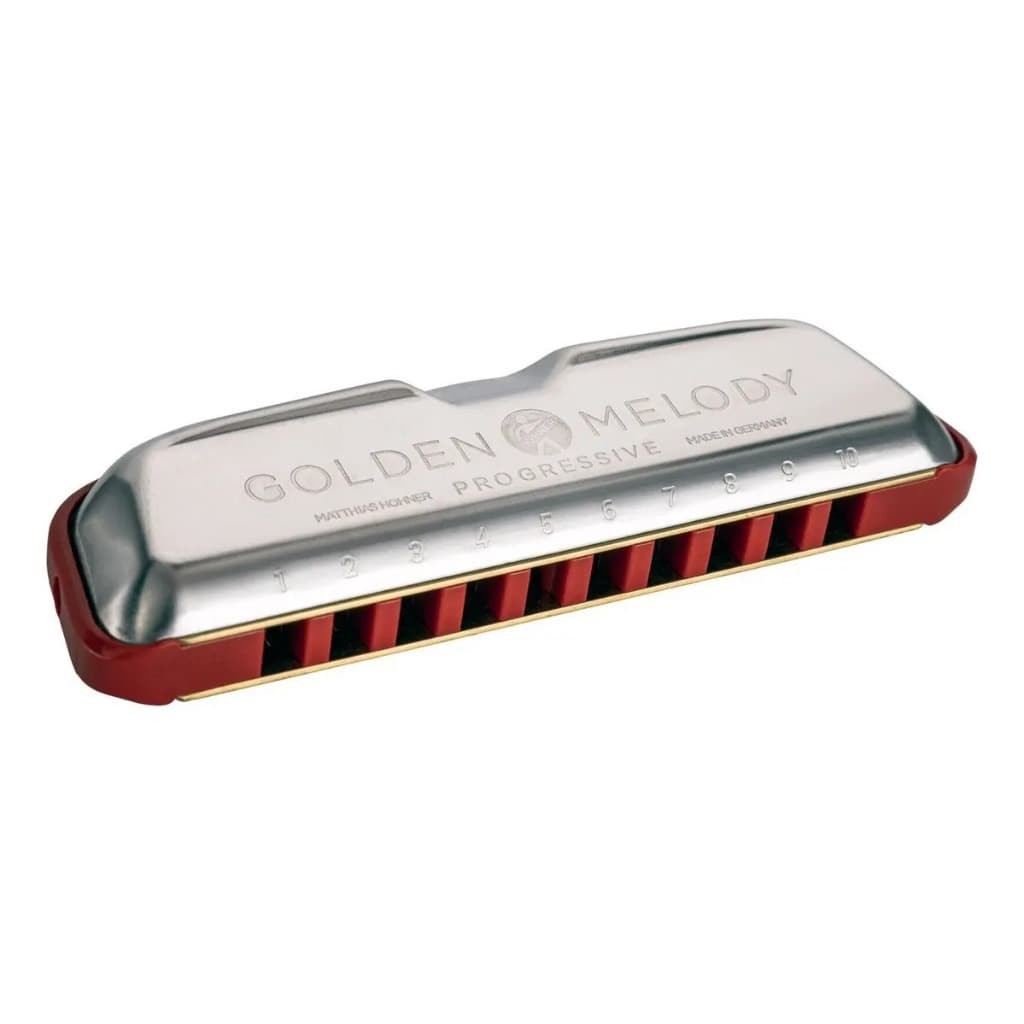 Gaita Diatônica Hohner Golden Melody Progressive C Tom Dó