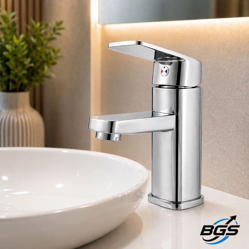 Torneira De Luxo Quente e Frio Cuba Bica Baixa Banheiro Lavabo Monocomando Com mangueira Inox
