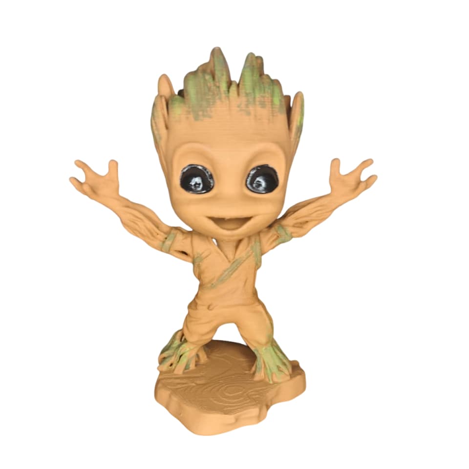 Baby Groot Boneco Decoração Geek Colecionável Guardiões da Galáxia para Mesa e Estante - ENVIO RÁPIDO!!!