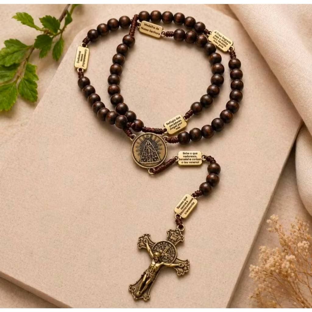 TERÇO CONTEMPLAÇÃO DE NOSSA SENHORA APARECIDA  MADEIRA , UM MIMO DE FÉ PARA RENOVAR SUA ESPIRITUALIDADE!!!!!