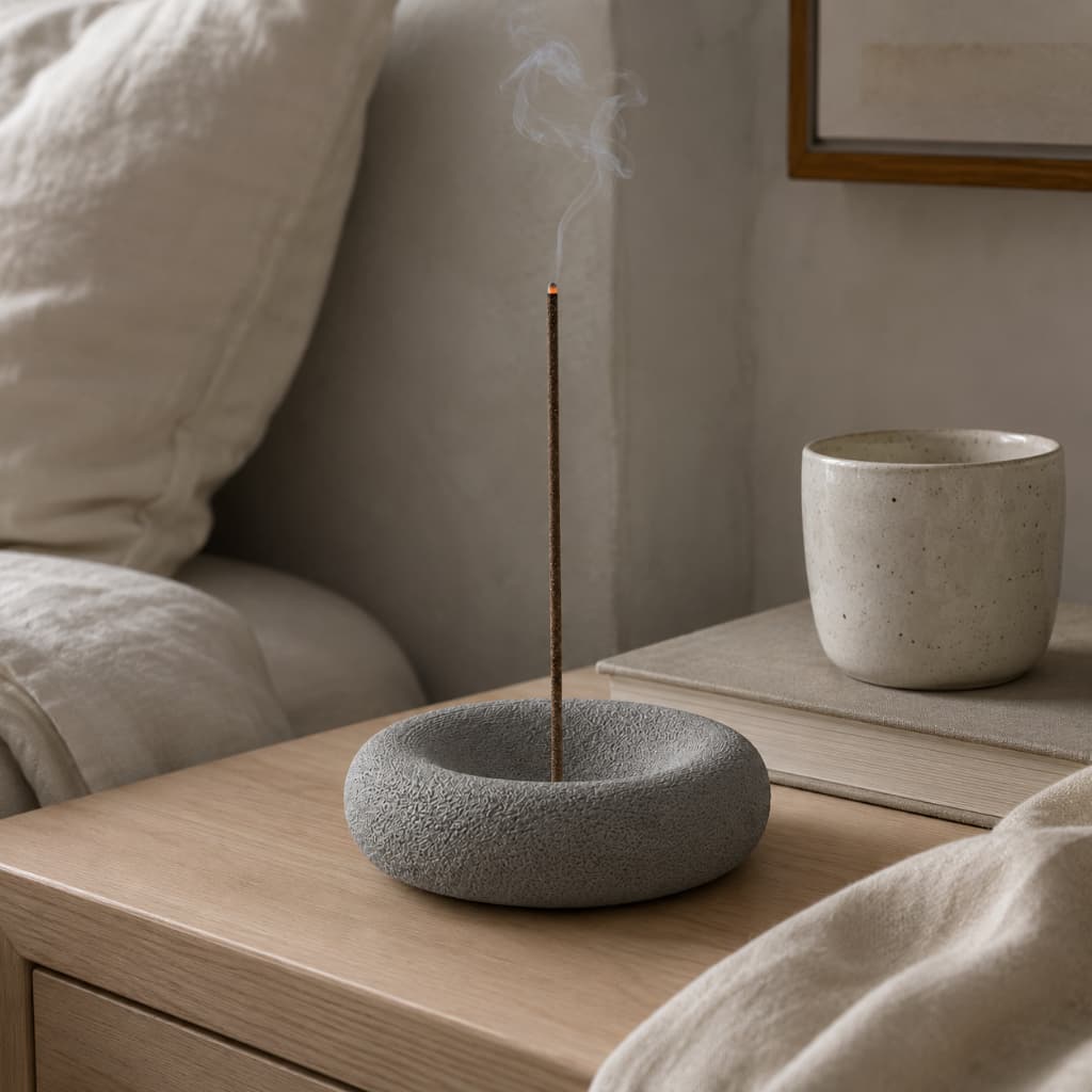 Porta Incenso Almofada Moderna Decorativo Zen Minimalista PLA