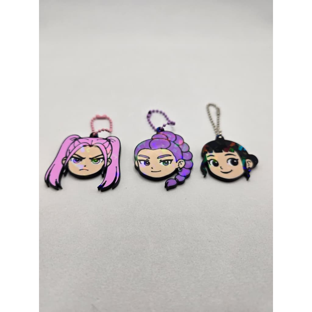 Chaveiro Guerreiras do K-Pop – Colecionável em Impressão 3D