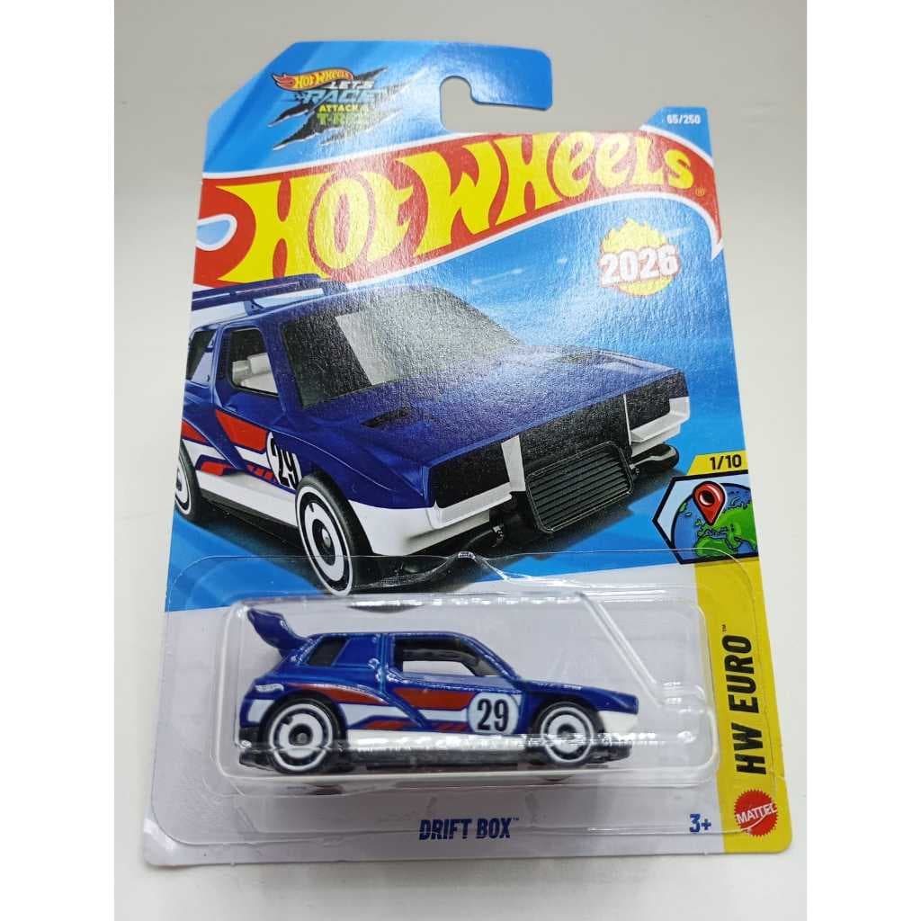 Carrinho Miniatura Hot Wheels Drift Box Jjl09 Azul