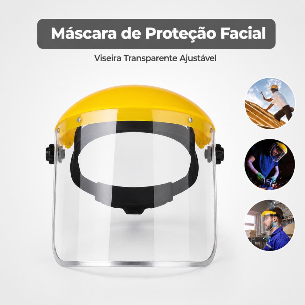 máscara de proteção para a cabeça