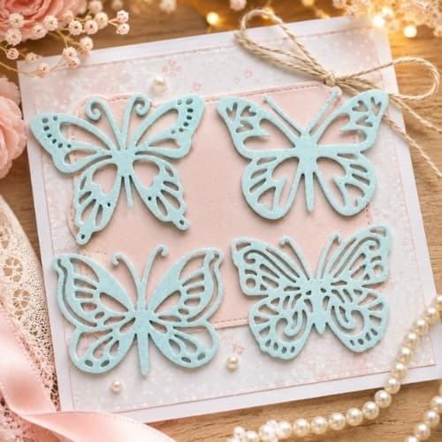 Kit Apliques de EVA com Glitter Borboleta, Flor, Jardim. Festa, Scrapbook, Enfeite de Laço, Decoração.