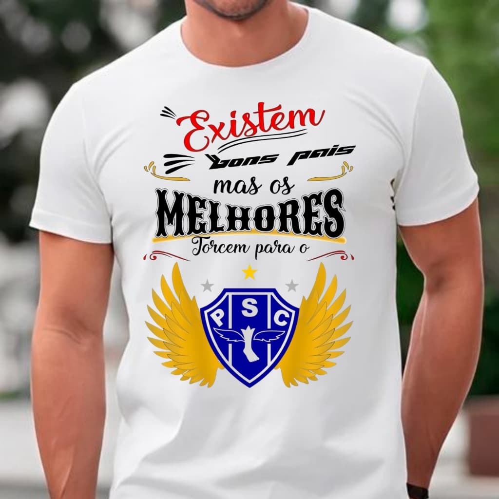 Camiseta Masculina Paysandu Dia Dos Pais \ Camisa T-shirt Pai Papão