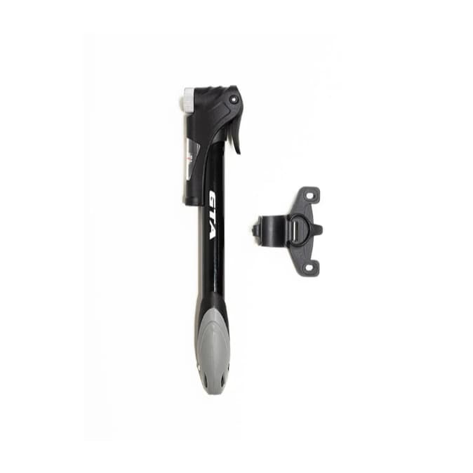 Bomba De Ar Bike Portatil Mini Pump C/manometro GTA 80psi Preto