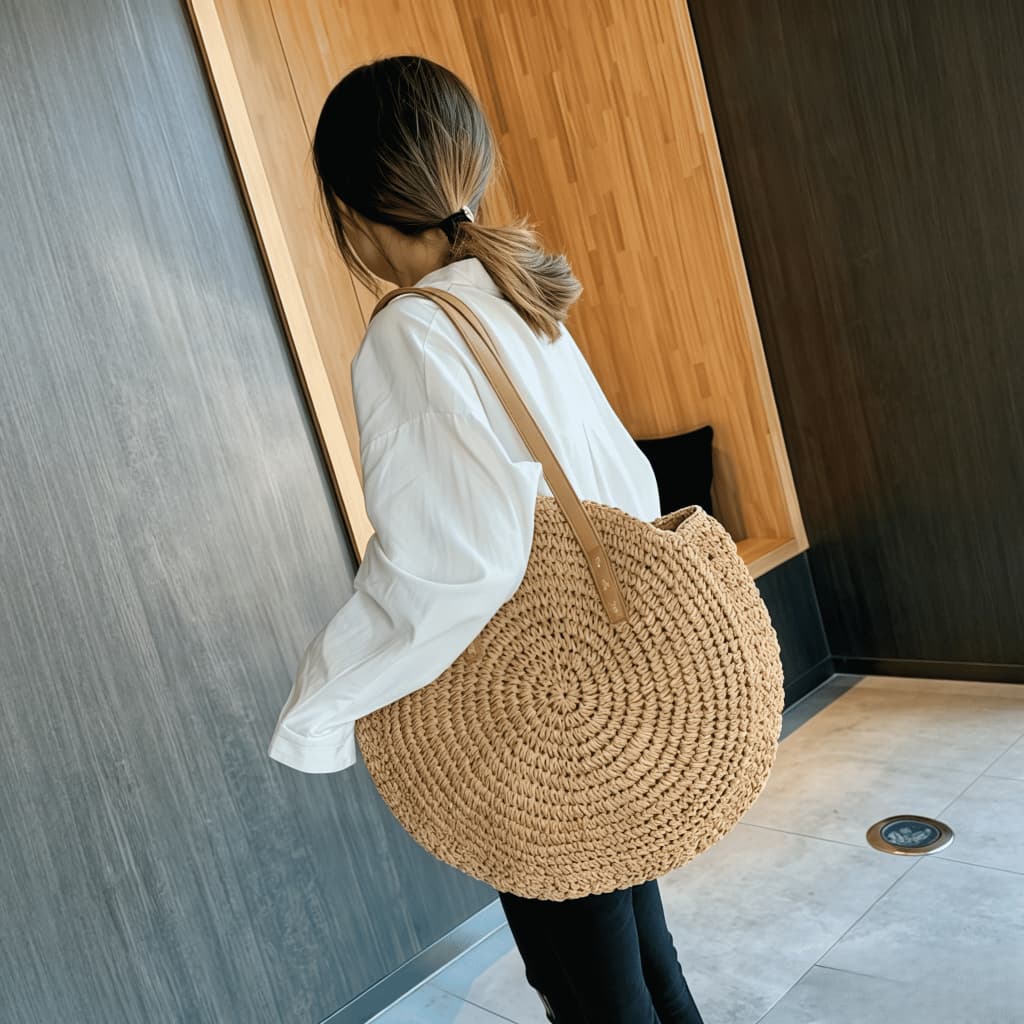 Feminina Elegante Tendência SUPER ESTILOSA TENDÊNCIA VERÃO Bolsas femininas de mão para férias casuais praia Acampamento