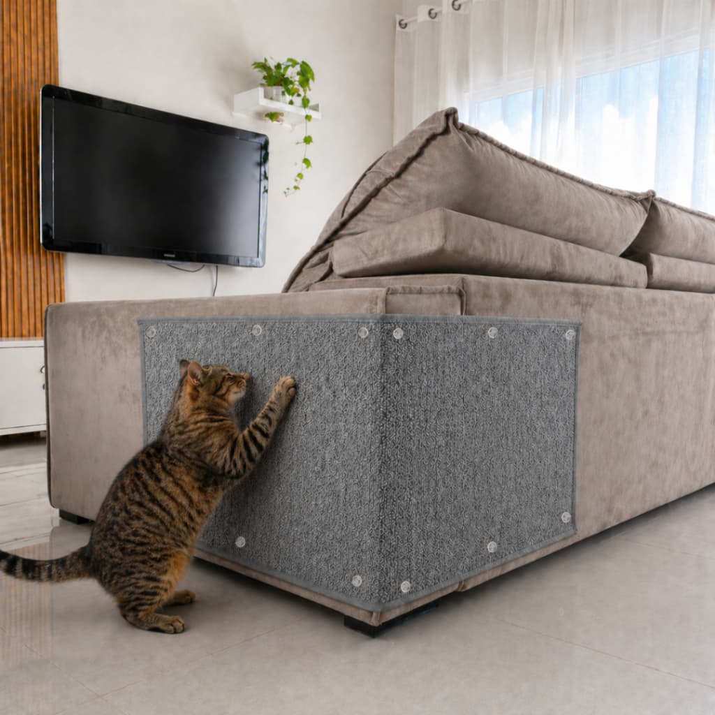 Arranhador Carpete Grande 130x50cm para Gato Protetor Canto Sofá Cama - Petliz