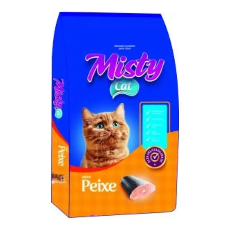 Ração de Gato Adulto Misty Cat Sabor Peixe 10,1kg