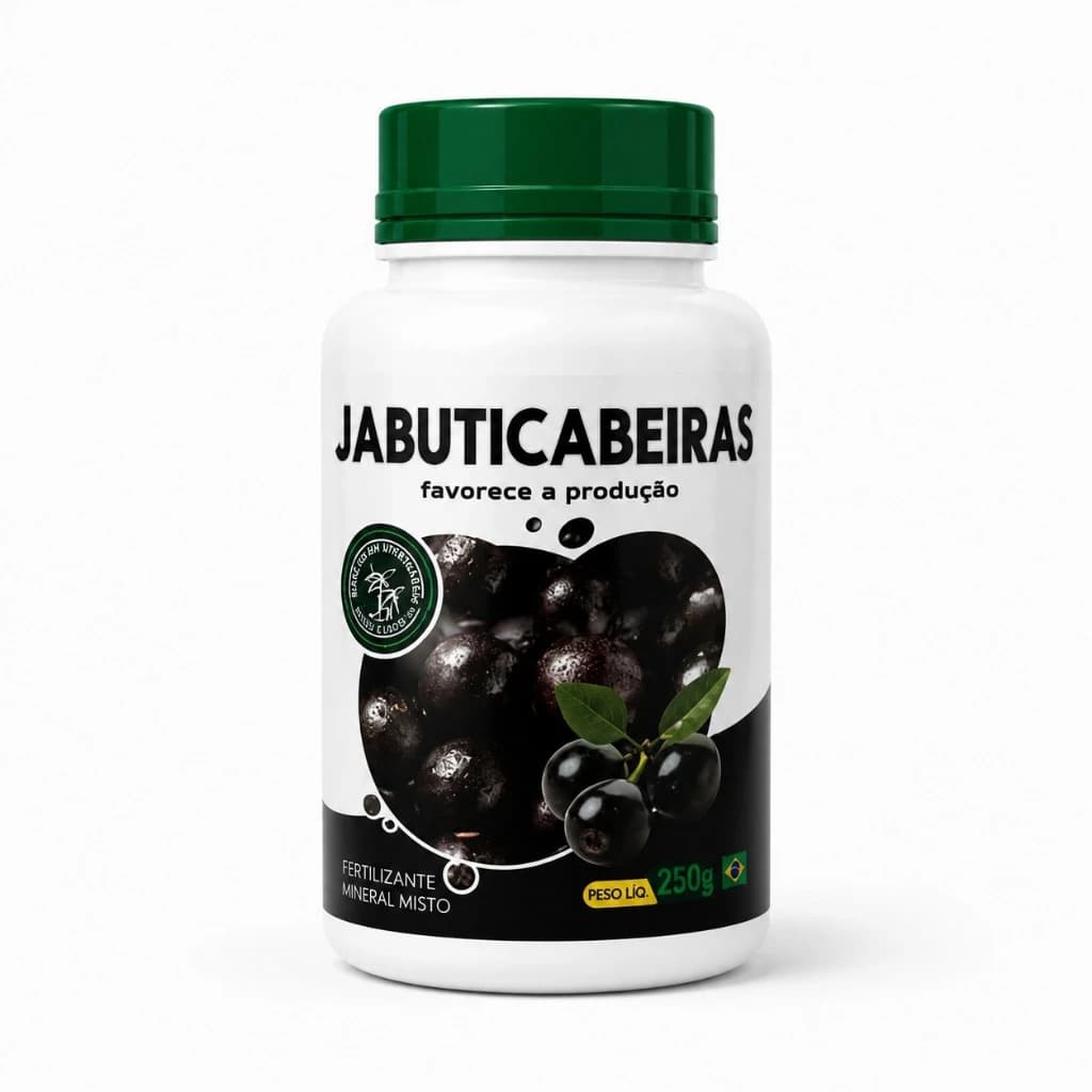Fertilizante para Jabuticabeira Mineral Misto Mato Verde Aumenta Produção Suculência Jardinagem