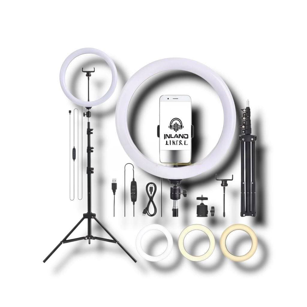 Ring Light Iluminador Polegadas 10com Tripé Profissional Led Selfie para Celular 2.10 Altura Premium