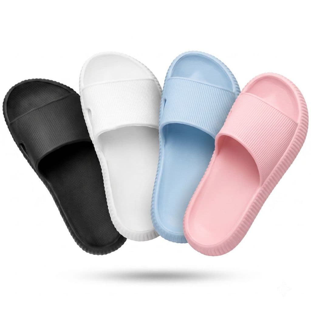 Chinelo Slide Nuvem Adulto e Infantil Feminino Masculino Anatômico Ortopédico Flexivel Envio Full