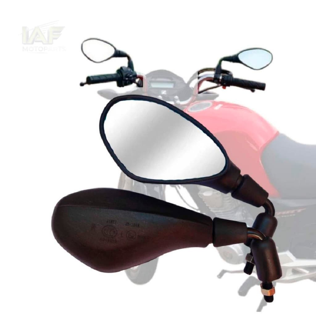Retrovisor Espelho Moto Bmw F800 Gs Rosca Honda Fixo Haste Curta Cb300 Titan Fan Cg Xre Cb Twister