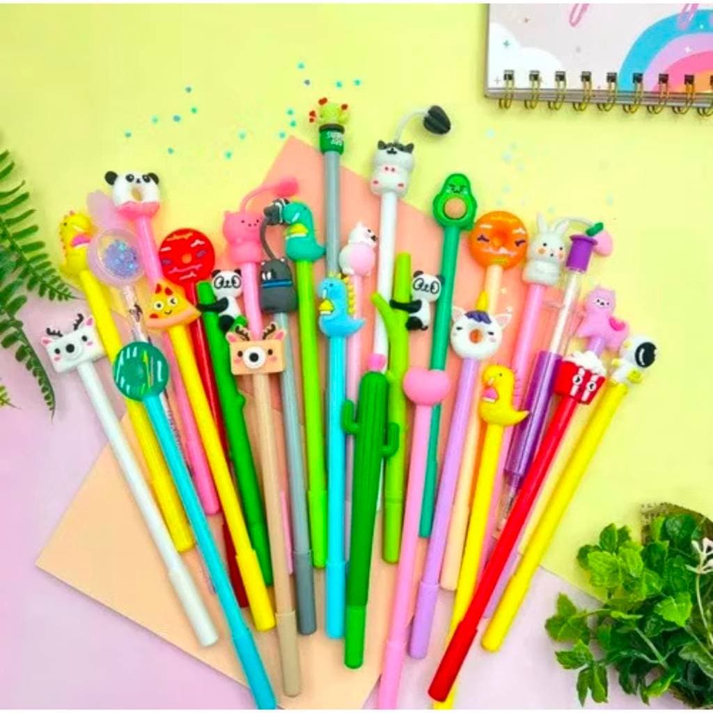 KIT 6 Canetas fofas, premium ou Encanto fofuras kawaii