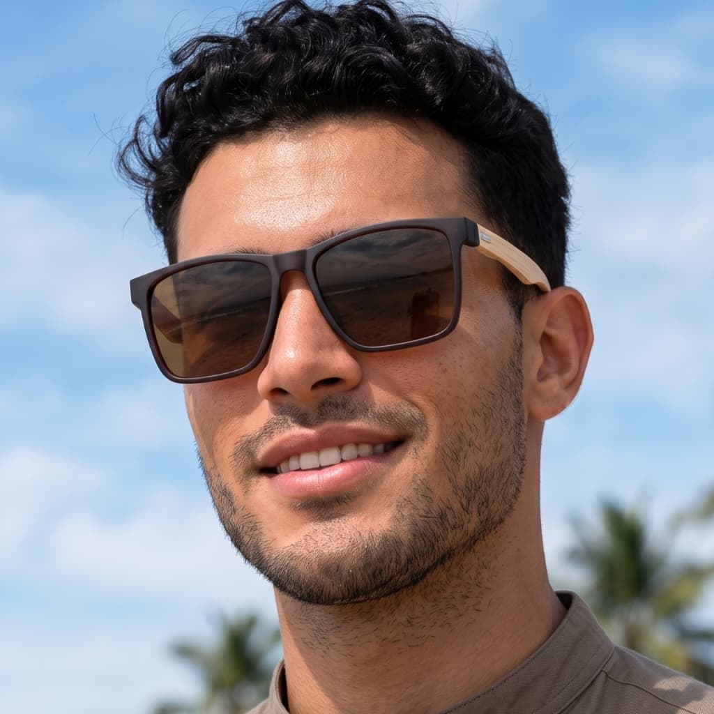 Óculos de Sol Quadrado Escuro Premium Classico Resistente Moda Tendencia uv400 Masculino Feminino