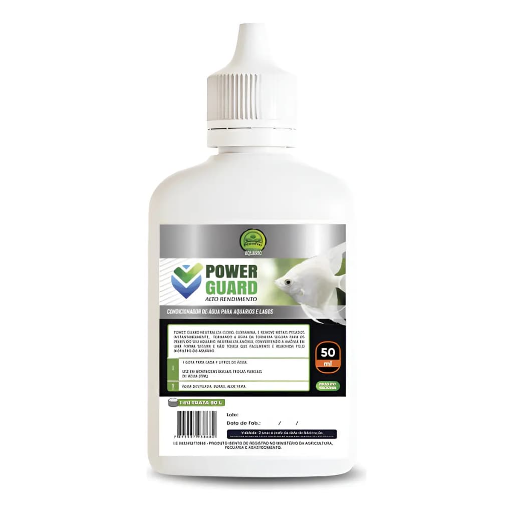 Powerguard Condicionador Anti Cloro Aquario Powerfert 50ml