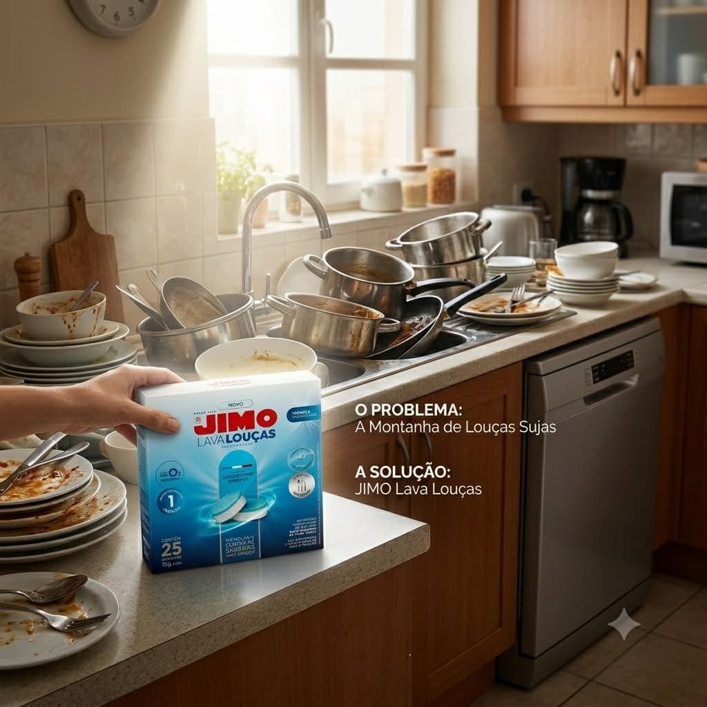 Jimo Lava Louça Pastilha 25x20g Detergente