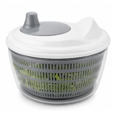 Seca Folhas Salada Capacidade 2,5L Design Moderno Uso Facil Plastico Cinza