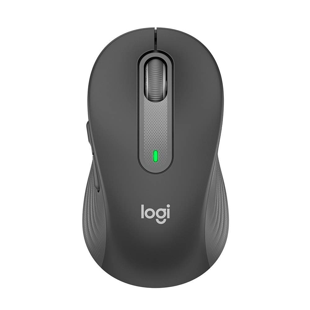 Logitech mouse sem fio signature M650 Compacto Grafite Bluetooth e USB Bolt