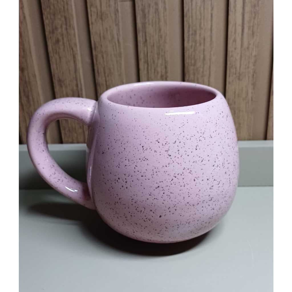 Jogo 4 Xicara Caneca Bojuda Moon 300ml Ceramica Café Chá Chocolate Quente Kit Caneca Oval Moon