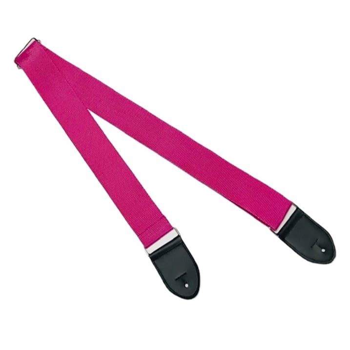 Correia Violao/Guit/Baixo 5cm Simples c/regulagem - Rosa