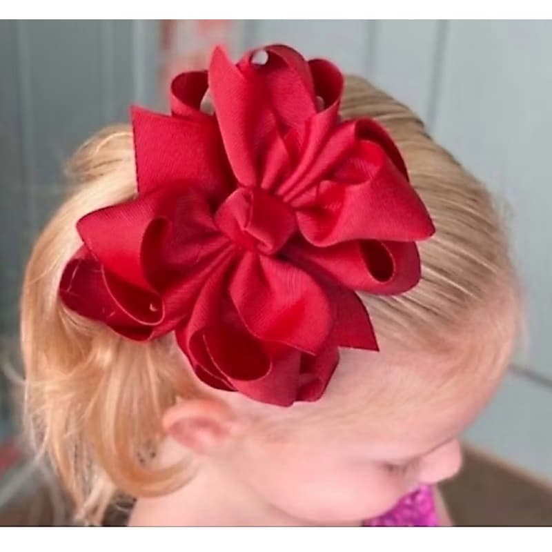 Laço de Cabelo Menina modelo Boutique Triplo luxo